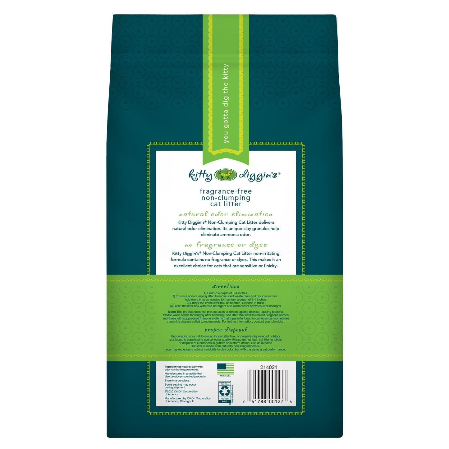 (6 Pack)  Fragrance-Free Cat Litter, 7 Lbs