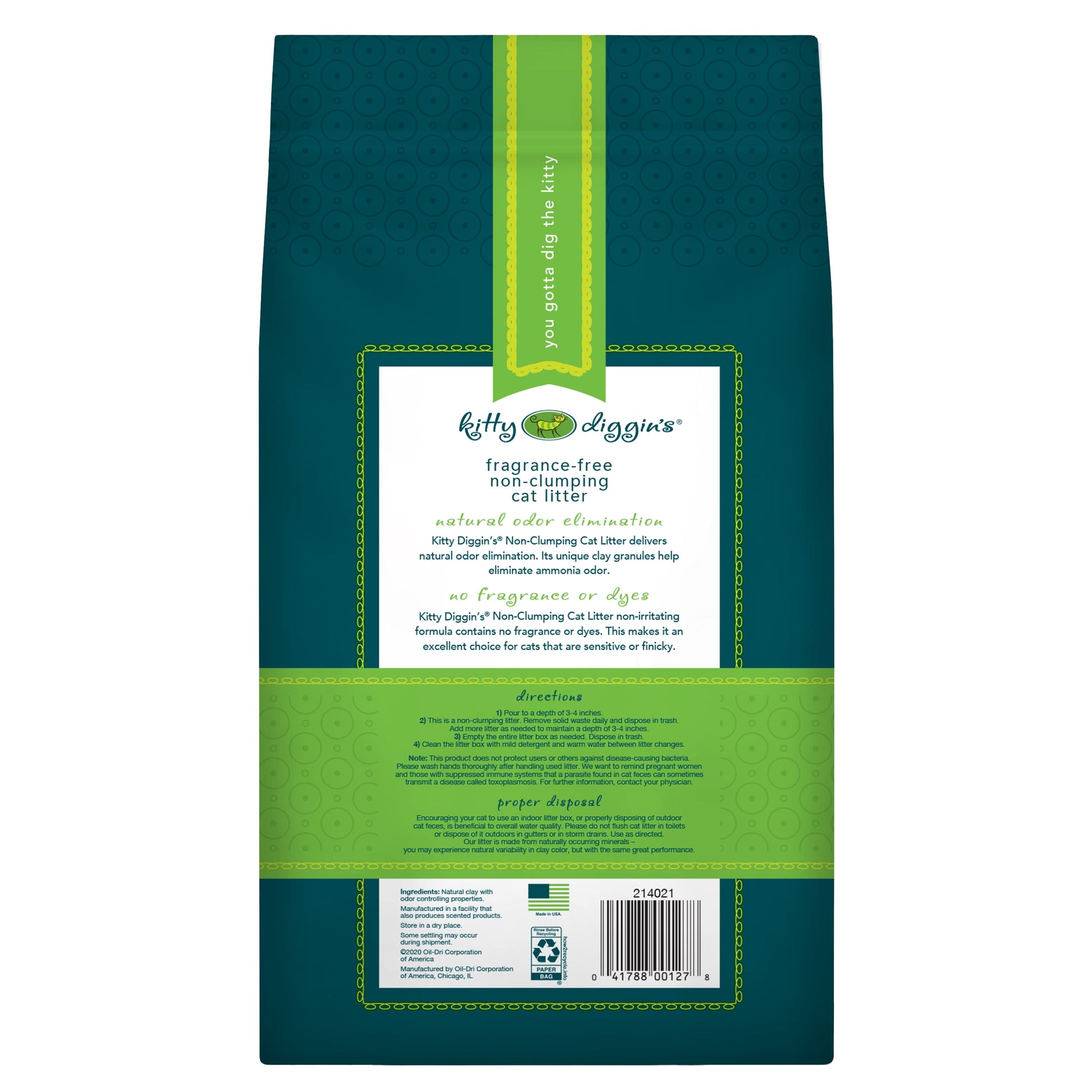 (6 Pack)  Fragrance-Free Cat Litter, 7 Lbs